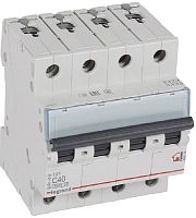 Выключатель автоматический Legrand TX3 6000 4п 40А C 6кА картинка